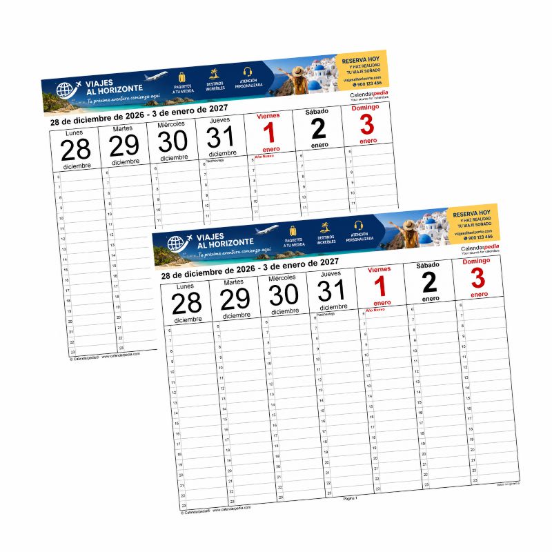 CALENDARIOS PERSONALIZADOS