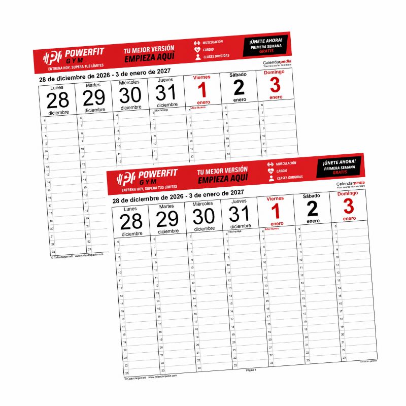 CALENDARIOS PERSONALIZADOS