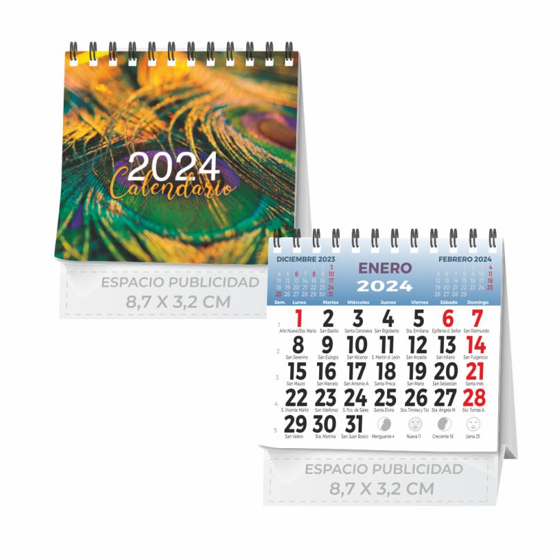 CALENDARIO SOBREMESA WIRE-O MINI