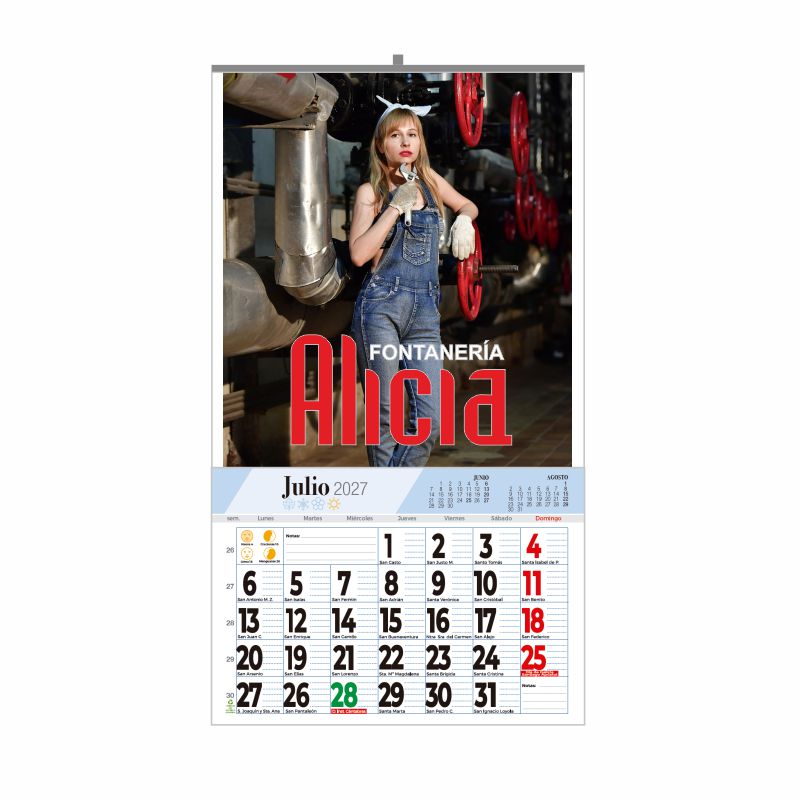 CALENDARIO ESPECIAL PARED 33,5 CMS.