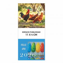 CALENDARIO CON IMAN PARA NEVERA
