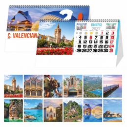 CALENDARIO SOBREMESA WIRE-O