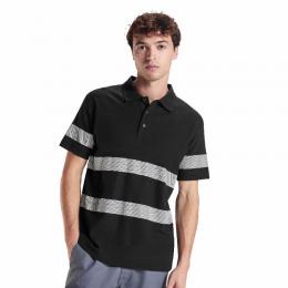 POLO M/C CON BANDAS REFLECTANTES
