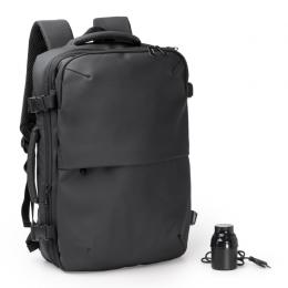 MOCHILA DE PU LEATHER COMPRESION VACIO